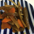 hrmta's cooksnap of when they made ご飯がすすむ・ごぼうとこんにゃくの炒め煮.