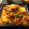 emi＠Ｋomw's cooksnap of when they made 豚こま肉とかぶのビビンバ風丼.