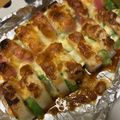 maipu1030's cooksnap of when they made 余ったかまぼこ消費！アボかまチーズ焼き.