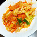 ひなたのねこやなぎ's cooksnap of when they made 豚肉と白菜のキムチ蒸し♪簡単.