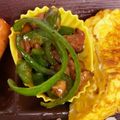 チョコあず's cooksnap of when they made 焼き鳥缶とピーマン炒め、弁当、つまみに.