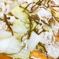 ☆hiroppy☆'s cooksnap of when they made 白菜たっぷりの豚しゃぶ鍋.