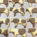 ひつじ・×・'s cooksnap of when they made うしさんクッキーの模様の作り方★.