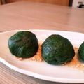 ☆riep☆'s cooksnap of when they made レンジで簡単☆小松菜でなんちゃって草餅.