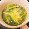 J_son's cooksnap of when they made 簡単♡お揚げと細ねぎのお味噌汁.