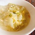 らがぶーりん's cooksnap of when they made 白菜と卵の中華スープ.