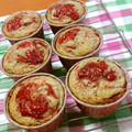 赤い電話's cooksnap of when they made 紅茶とジャムのマフィン♡.