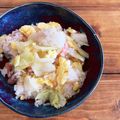 やおよろず◎'s cooksnap of when they made 春キャベツを使って✿春色焼き飯✿.