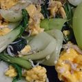 boris1973's cooksnap of when they made チンゲン菜＆しらすたまご炒め.