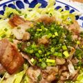 ☆あおまま☆'s cooksnap of when they made 簡単♡厚切り豚バラのネギおろしポン酢.