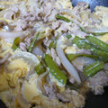 ひとみマン's cooksnap of when they made 玉ねぎ・きぬさや・豚肉の卵とじ.