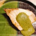 もり_すけ's cooksnap of when they made ぶりのガーリック焼＊ジェノバソース＊.