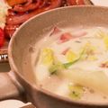まりまるまろ子's cooksnap of when they made 【簡単】白菜とベーコンのミルクスープ.