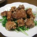 まあくんのおくさん's cooksnap of when they made 母の味！パリパリ肉.