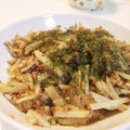 クックE662AA☆'s cooksnap of when they made ジャガイモと挽肉の炒め ガーリックの香り.