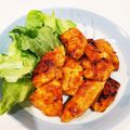 わか江's cooksnap of when they made 揚げない 甘辛病みつき！ヤンニョムチキン.