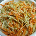 由芽15's cooksnap of when they made ごぼうときのこのごま味噌サラダ.