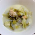 桃1053's cooksnap of when they made 鮭の水煮缶で！白菜と大根のミルクスープ☆.