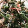 クック2DCB1D☆'s cooksnap of when they made 間引いたあとはいつもコレ…春菊のツナ和え.