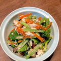 料理に目覚めた高校生's cooksnap of when they made 小松菜の白和え.