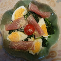 yobibaa's cooksnap of when they made ほうれん草と生ハムのサラダ 簡単！豪華♡.