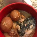 saki1010's cooksnap of when they made 生鮭頭とじゃが芋の味噌煮.