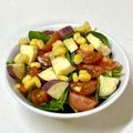 にきけん's cooksnap of when they made 葉根実のサラダ☆.