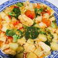 なつ★なつ's cooksnap of when they made 鶏肉と野菜のトマト煮込み.