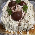 ☆P00H★'s cooksnap of when they made 簡単＊でも本格的！とろけるマロンムース.