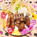 ﾁｲﾁｬﾝﾏﾏ's cooksnap of when they made 茸の豚巻き。甘味噌照り焼き、にんにく風味.