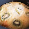 1男4女のママ's cooksnap of when they made 炊飯器&HMで　キウイ豆乳ケーキ.