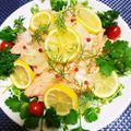 辰夫女子's cooksnap of when they made レモン塩でサーモンアラのムニエル.