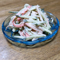 和☆2049's cooksnap of when they made カニかまときゅうりの簡単サラダ♪.