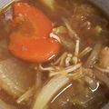 MOKUROU's cooksnap of when they made 麺つゆで簡単すぎるカレー鍋♪.