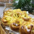 yappyパクパク's cooksnap of when they made ＊ルクエde煮りんごをりんごパンに。＊.