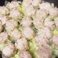 たあーこ3's cooksnap of when they made 野菜も一緒に食べよう♪ジューシー焼売.