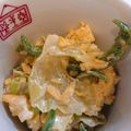 Kありす's cooksnap of when they made キャベツ・ピーマン・炒り卵カレーマヨ和え.