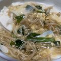 クックX7W0P8☆'s cooksnap of when they made 本当に美味しい！えのきと卵のあんかけ豆腐.
