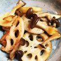 サクラポムポム's cooksnap of when they made めちゃ旨！蓮根としめじのオリーブ油炒め★.