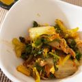 チョコあず's cooksnap of when they made セロリ葉キムチ和え.