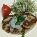 丸い恋人's cooksnap of when they made 和風　豆腐ハンバーグ.