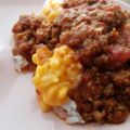 キャシーキャサリン's cooksnap of when they made ミートソースかけごはん❤.