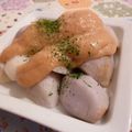 rie-tin's cooksnap of when they made ☆里芋を 生姜みそで☆.