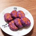 ハチワレねこ's cooksnap of when they made 紫芋のさつまいもお焼き.
