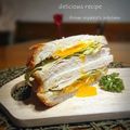 inyako's cooksnap of when they made 朝食に！全粒粉パンのサンドイッチ.