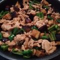 みこひろママ's cooksnap of when they made ナスとピーマンと豚肉のピリ辛甘炒め.