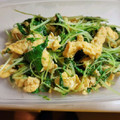 クックBGMYXC☆'s cooksnap of when they made 水菜と卵のバター醤油炒め.