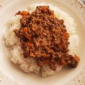 まほゆ's cooksnap of when they made 市販のルーでカフェ風キーマカレー.