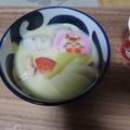 よちりん's cooksnap of when they made 鶏もも肉と里芋のお雑煮～白味噌仕立て～.