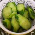 はちみつlove's cooksnap of when they made 昆布茶で即美味なきゅうり★.